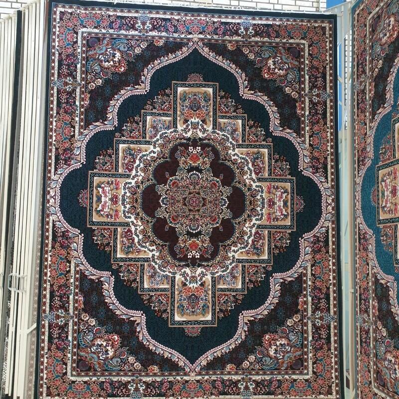 فرش ماشینی کاشان 440شانه طرح ناردون12متری(BCF)باارسال رایگان