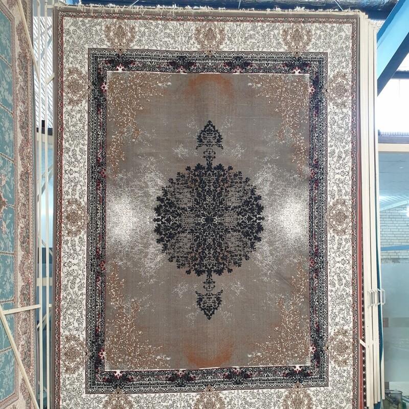 فرش ماشینی کاشان 440شانه 12متری طرح آراز(BCF)باارسال رایگان