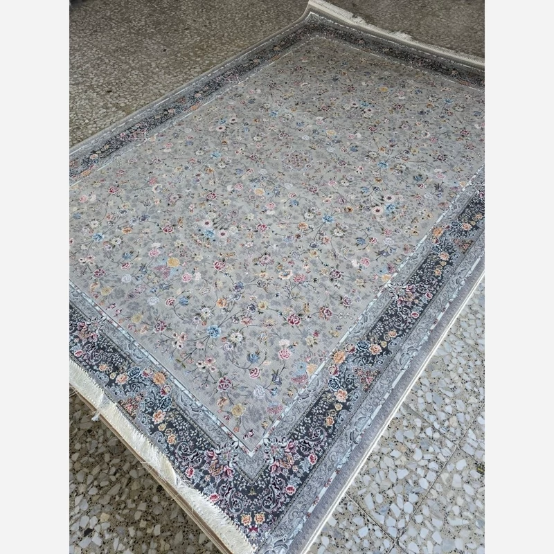 فرش ماشینی کاشان 1200شانه طرح کیمیای سعادت 6متری(باارسال رایگان)
