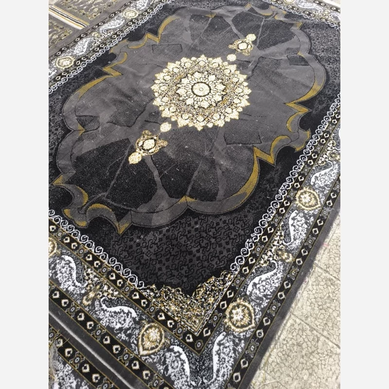 فرش ماشینی کاشان 350شانه نخ بی سی اف سبک وزن طرح ستاره دودی12متری(باارسال رایگان)