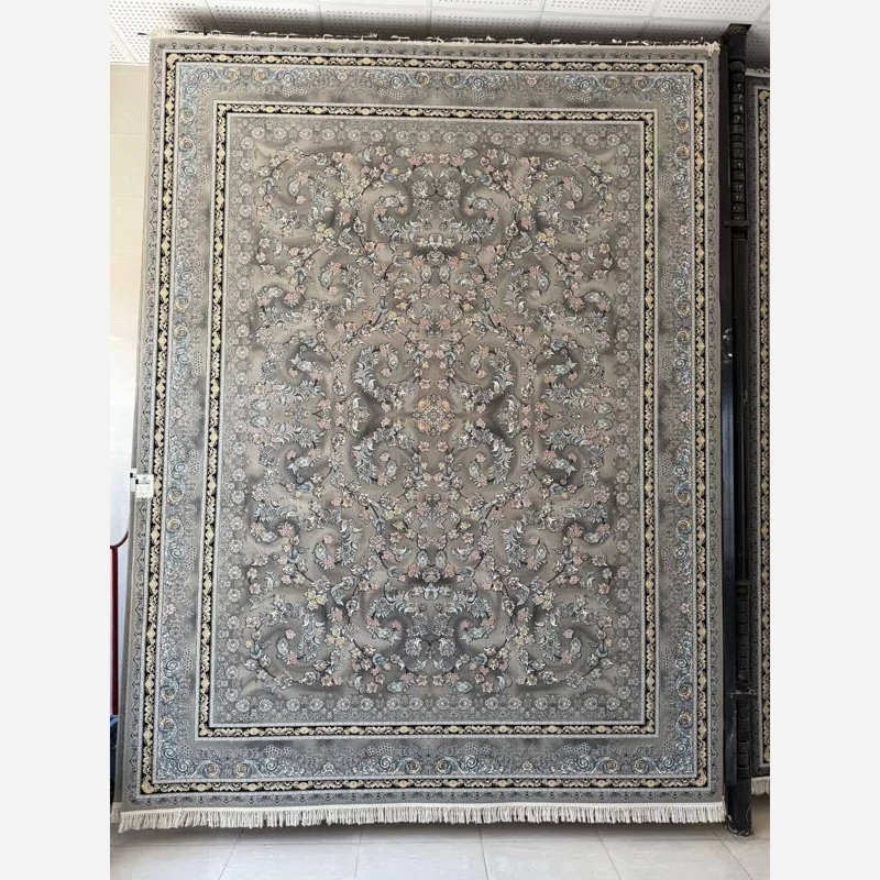 فرش 9 متری 700 شانه 100 درصد آکریلیک ماشینی کاشان طرح جازمین فیلی