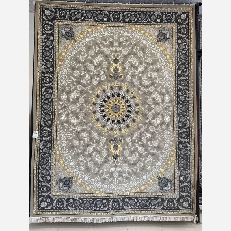 فرش ماشینی کاشان 700 شانه، 100 درصد آکریلیک با طرح شهاب فیلی، سایز 9 متری