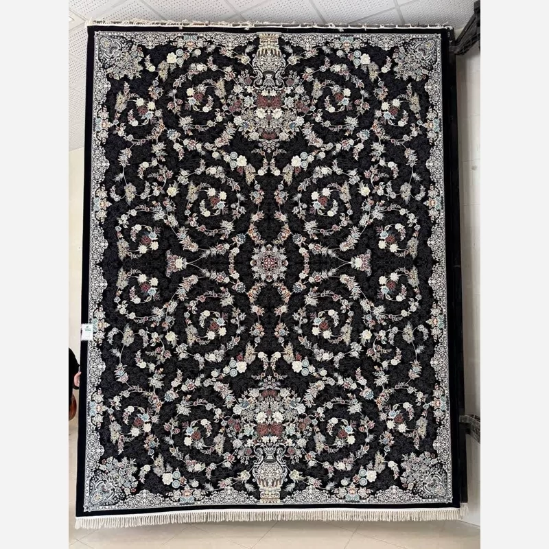 فرش 9متری700شانه100درصدآکرلیک طرح پرواسرمه ای(باارسال رایگان)