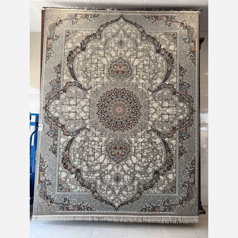 فرش ماشینی کاشان700شانه100درصدآکرلیک طرح فرانک فیلی12متری(باارسال رایگان)