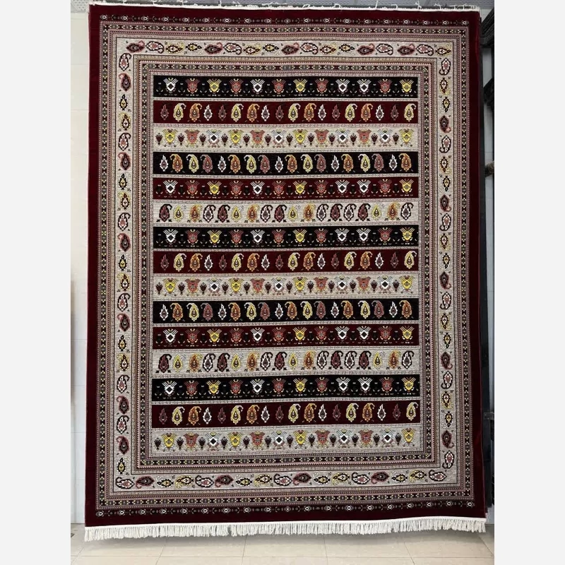 فرش قرمز 700شانه ماشینی کاشان100درصدآکرلیک 9متری کد823 لاکی(باارسال رایگان)