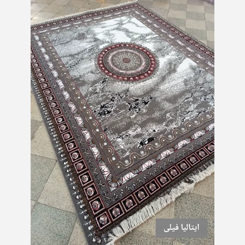فرش ماشینی کاشان طرح ایتالیافیلی6متری440شانه(باارسال رایگان)