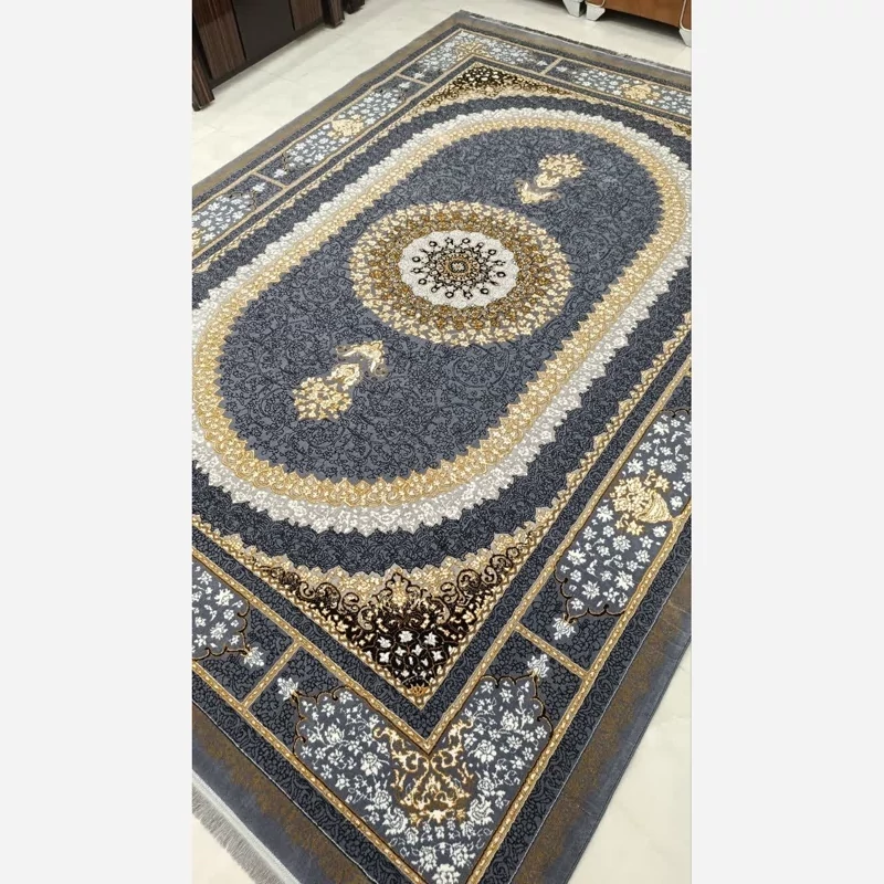 فرش ماشینی کاشان500شانه بی سی اف طرح صدرا طوسی12متری(باارسال رایگان)