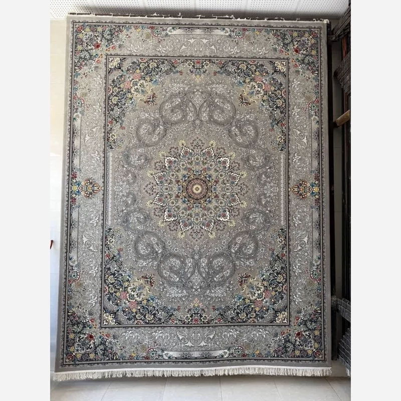 فرش ماشینی کاشان 700شانه 100درصدآکرلیک طرح مهسافیلی12متری(باارسال رایگان)