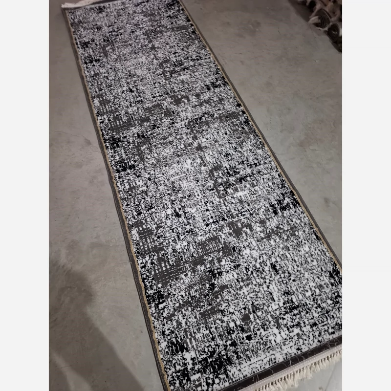 کناره فرش ماشینی کاشان440شانه طرح پتینه دودی4در1متر(باارسال رایگان)