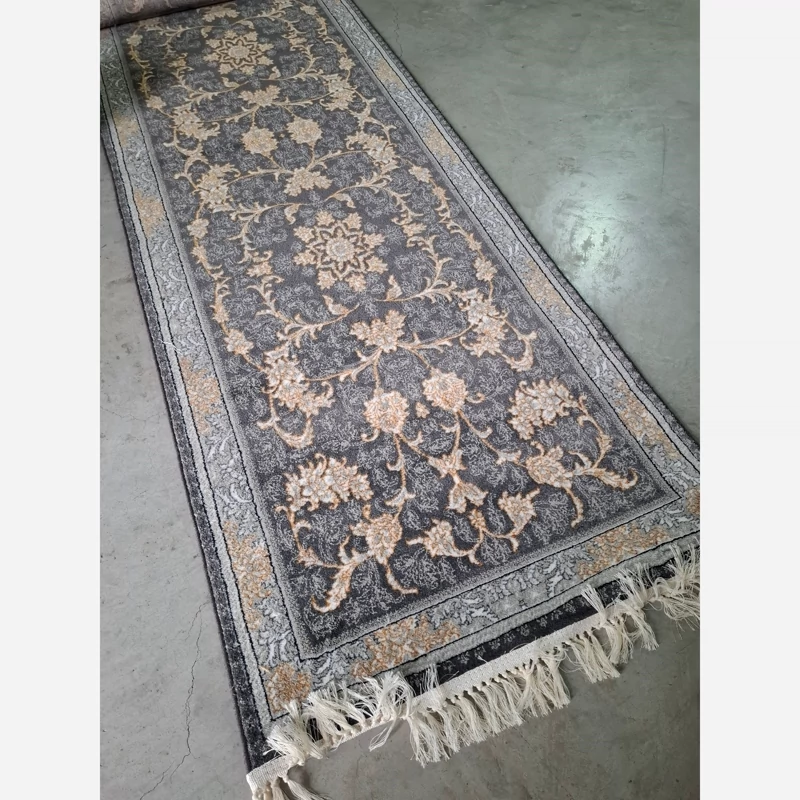فرش ماشینی کاشان قالیچه500شانه طرح نگاردودی2در1متر(باارسال رایگان)
