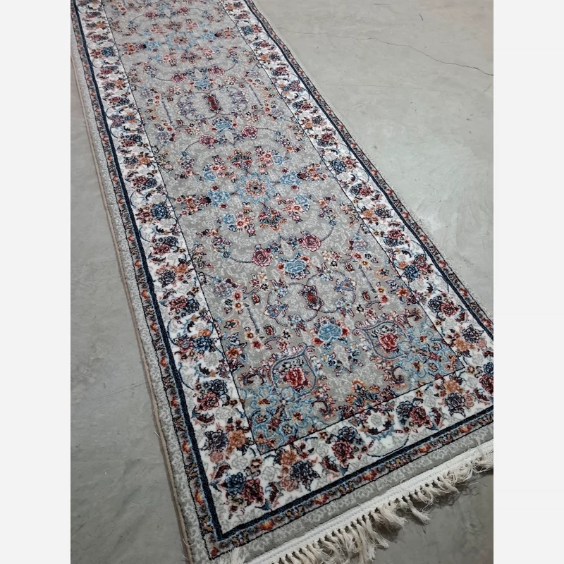کناره فرش ماشینی کاشان قالیچه 500شانه طرح گیلدافیلی4در1متر(باارسال رایگان)