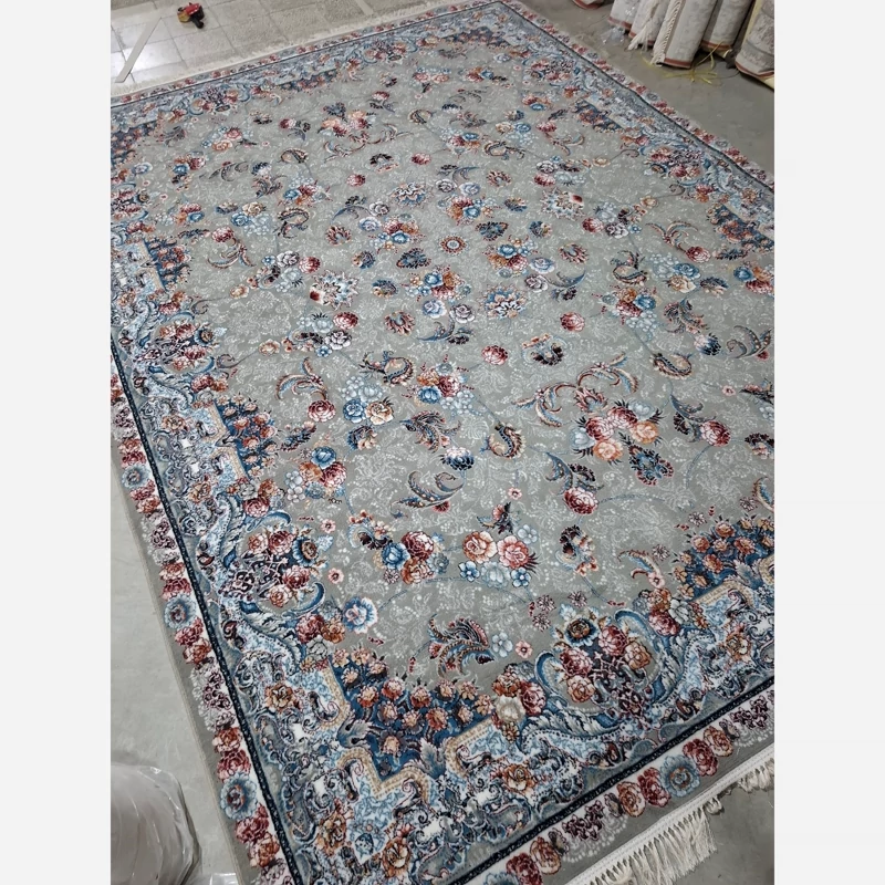 فرش ماشینی500شانه طرح700شانه ورژن9متری طرح الماس فیلی(باارسال رایگان)
