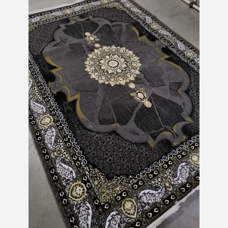 فرش ماشینی کاشان 350شانه نخ بی سی اف سبک وزن طرح ستاره دودی12متری(باارسال رایگان)