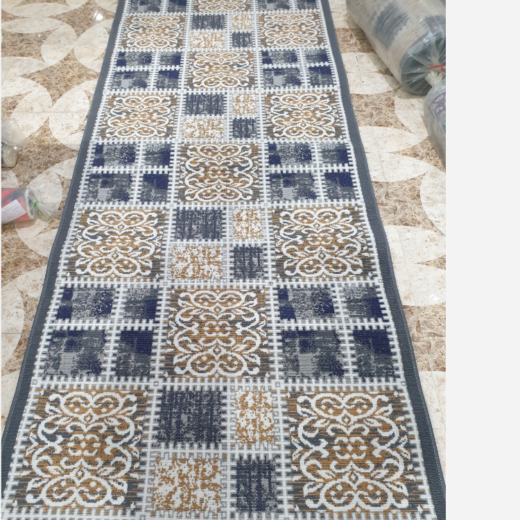 کناره گلیم ماشینی کاشان طرح سوگندسایز250در120(هزینه ارسال باخریداروپس کرایه پیباشد)