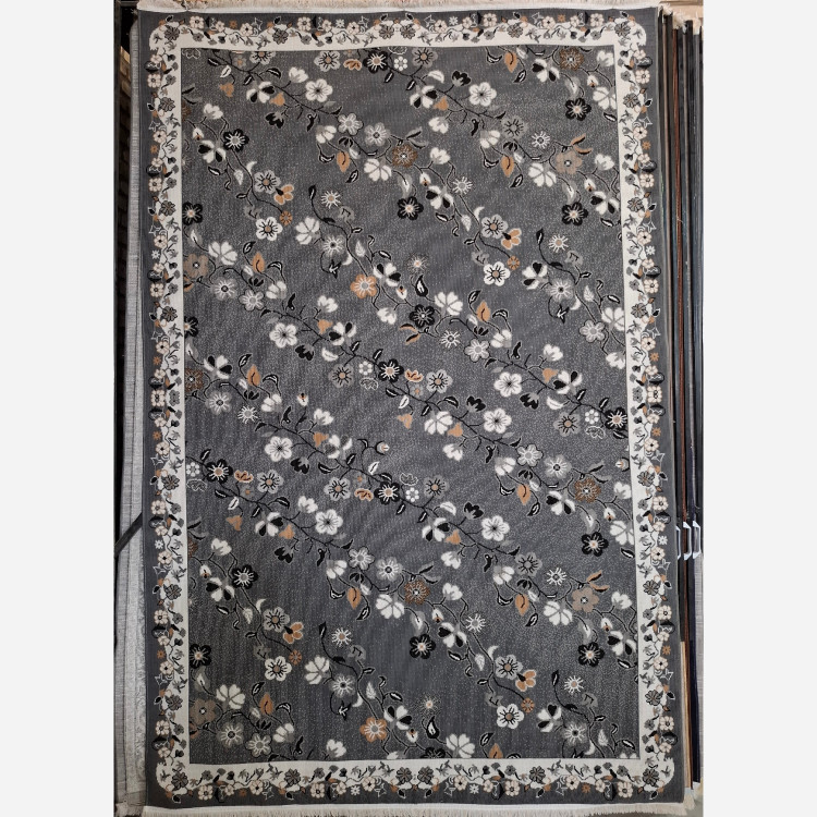 گلیم فرش ماشینی کاشان طرح گلزاردودی9متری3در3(هزینه ارسال باخریداروپس کرایه میباشد)