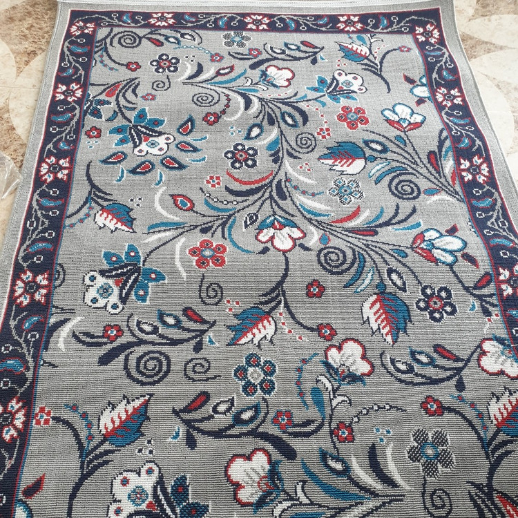 گلیم فرش ماشینی کاشان طرح پیچک(3در1)(هزینه ارسال باخریداروپس کرایه میباشد)