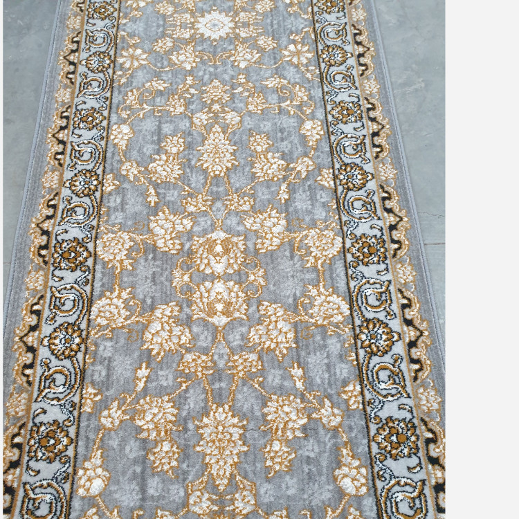 گلیم فرش پرزدارماشینی کاشان کناره طرح افشان سایز2در1،5متر(هزینه ارسال باخریداروپس کرایه میباشد)