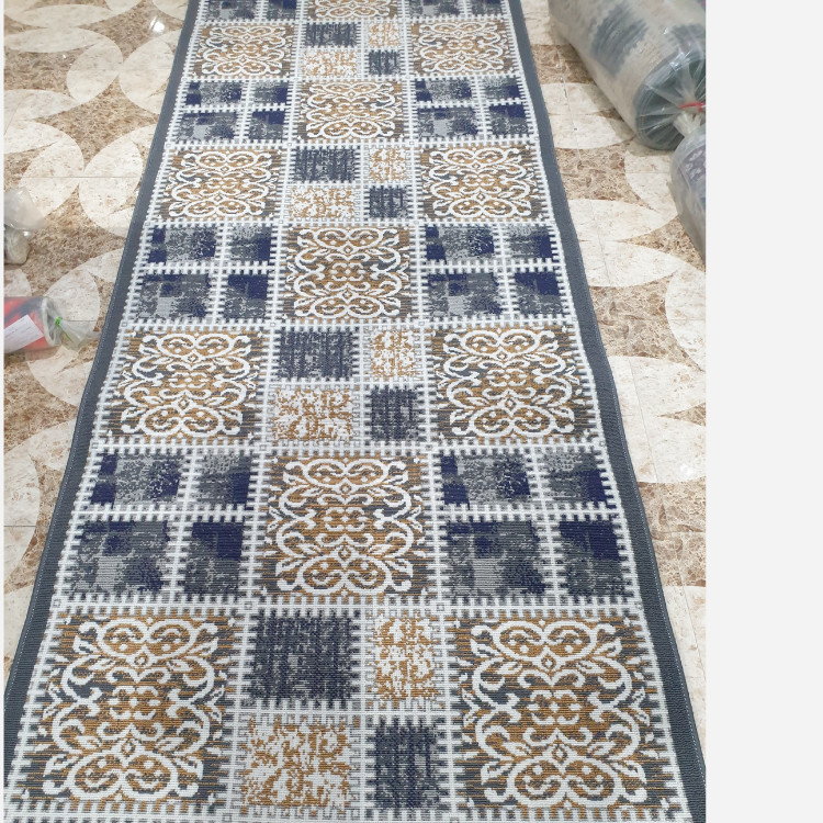 کناره گلیم ماشینی کاشان کد301سایز2در90(هزینه ارسال باخریداروپس کرایه میباشد)